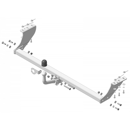 Фаркоп ZincaR на Toyota Voxy 2014-2021 Арт. ZT107A (полностью оцинкованный)