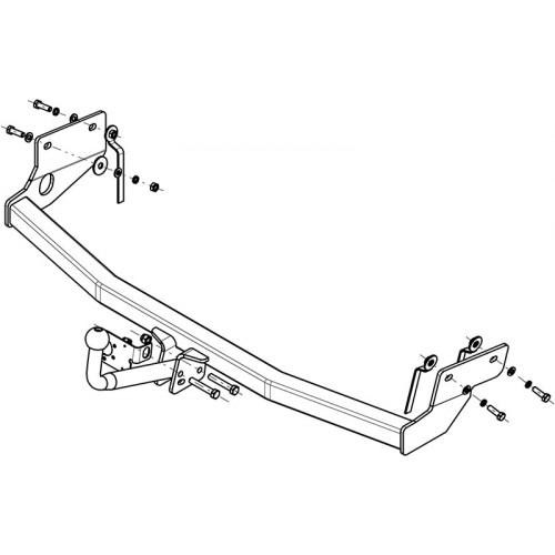 Фаркоп Avtos на FORD Focus 1998-2005 Арт.FD 14 (универсал)
