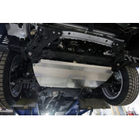 Защита Картера двигателя, КПП ТСС для Toyota Highlander 2013-2020 (U50), Алюминий 4 мм - Арт. ZKTCC00013